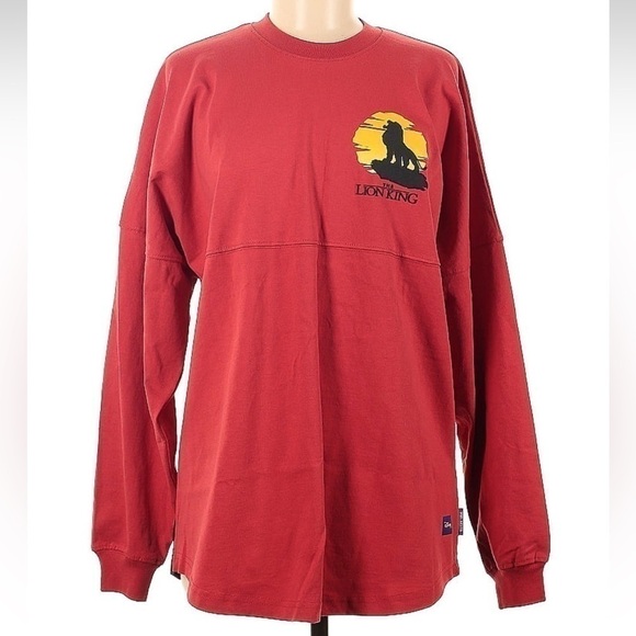 Disney Tops - NWT Walt Disney World Lion King Red Sunset Spirit Jersey Size M